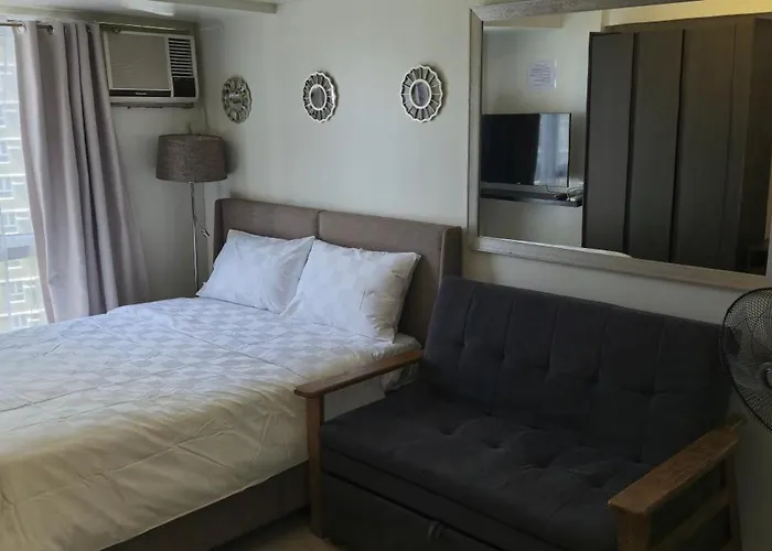 Apartament Cozy Unit With Sofabed In Avida Riala It Park Cebu